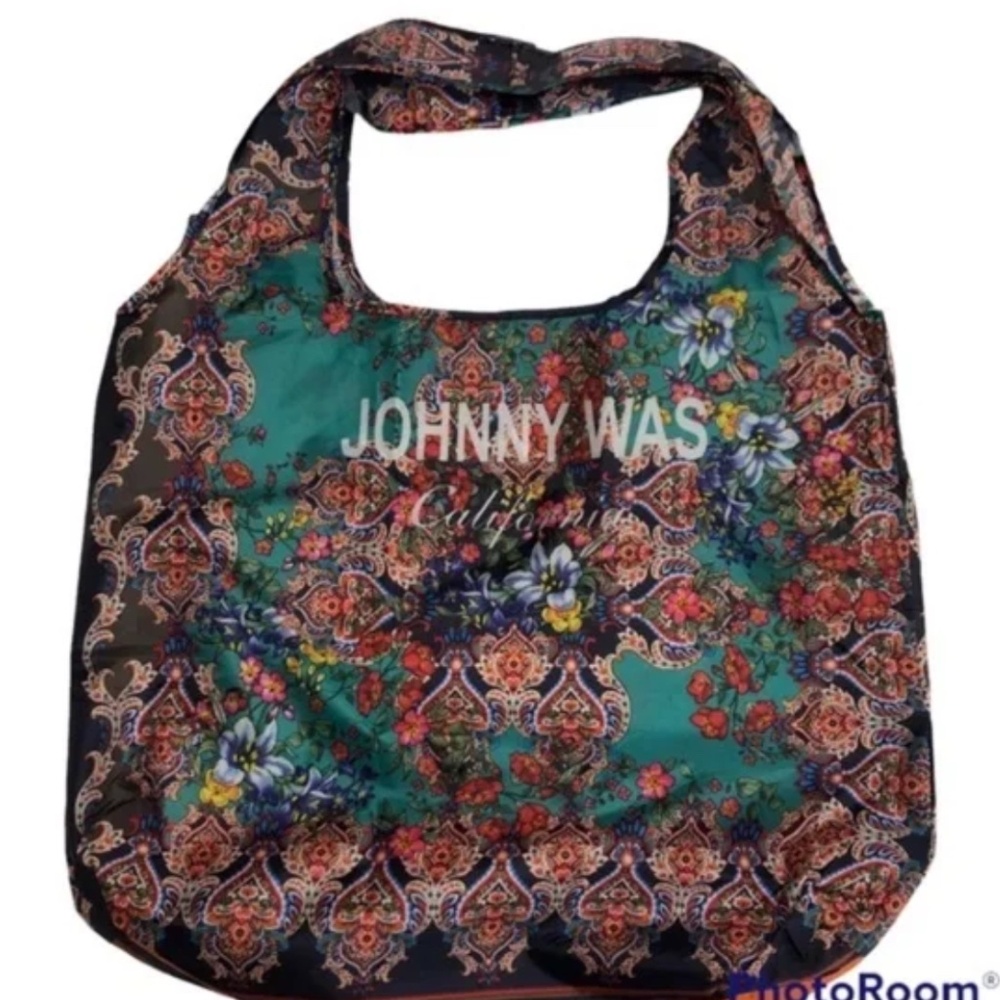 Johnny Was Packable Reusable Shopping Tote Bag NWOT